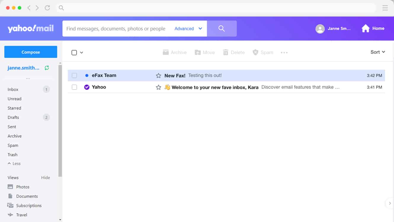 efax_Yahoo_Inbox_2024