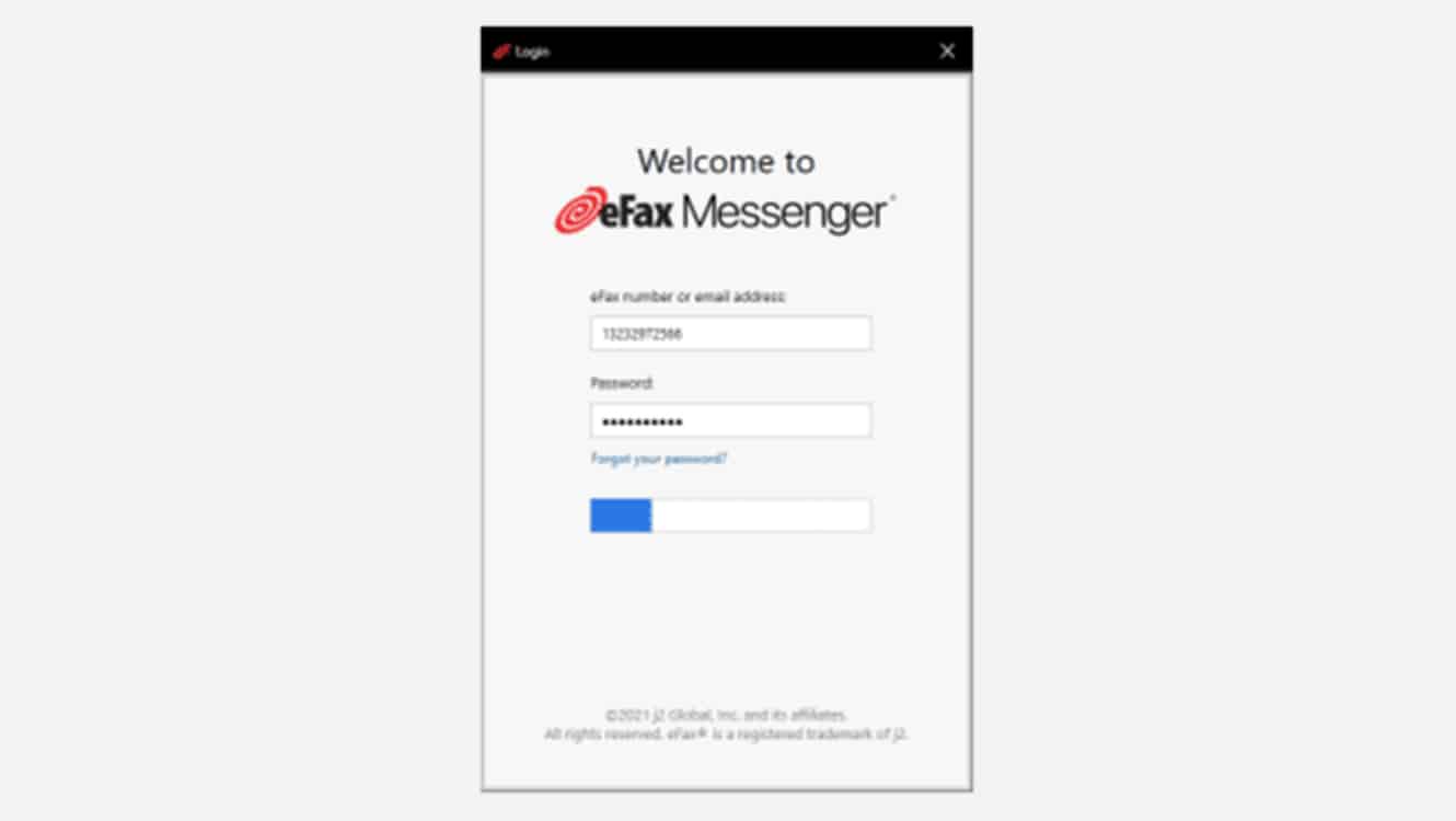 eFax Messenger Create Signatures