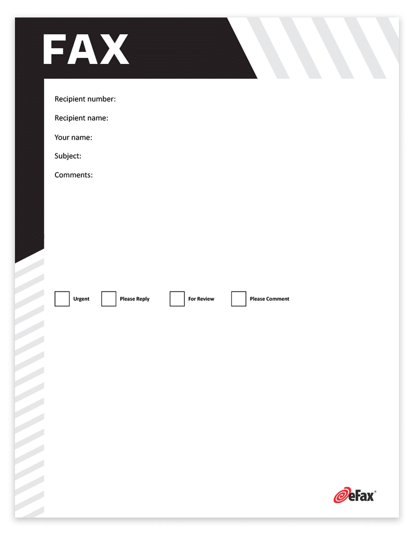 Business Fax Cover Sheet