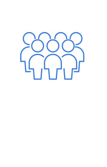 Icon showing 11M+ eFax customers worldwide, highlighting global reach and online fax user base.