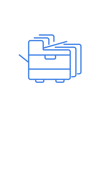 Icon depicting billions of digital faxes sent worldwide using eFax, highlighting extensive global usage.
