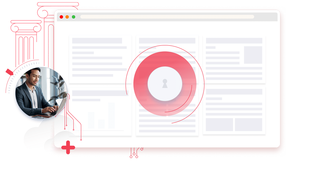 Healthcare provider’s email inbox showing HIPAA-compliant faxes received securely via eFax.