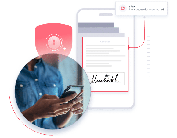 fax app from eFax works on any phone